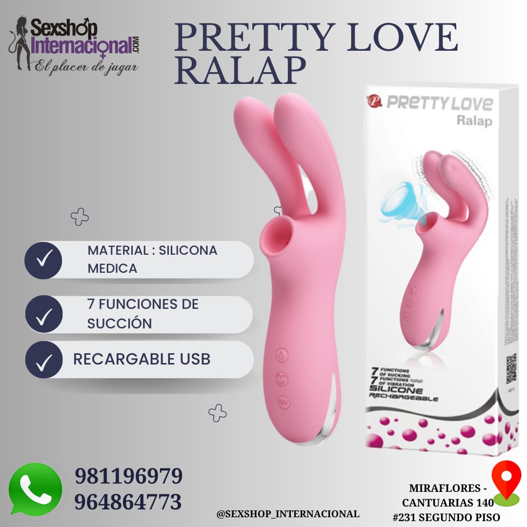 vibrador masturbador-succionador clitoral -pretty love-sexshop miraflores 981196979